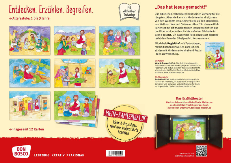 Meine ersten Geschichten von Jesus. Die U3-Bibel im Kamishibai. Kamishibai Bildkartenset.
