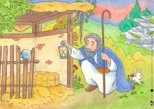 Der Hirte sucht das verlorene Schaf. Kamishibai...