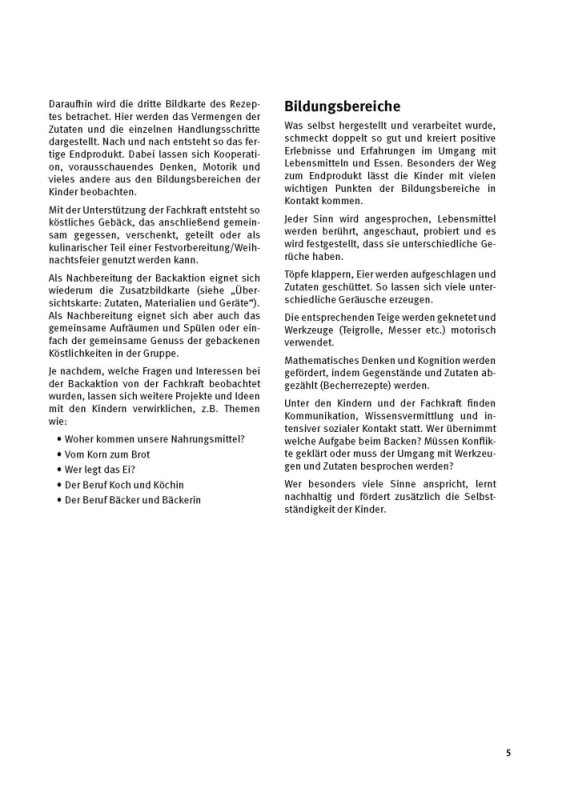 Weihnachtsbäckerei: Backen nach Bildern. Kamishibai Bildkartenset