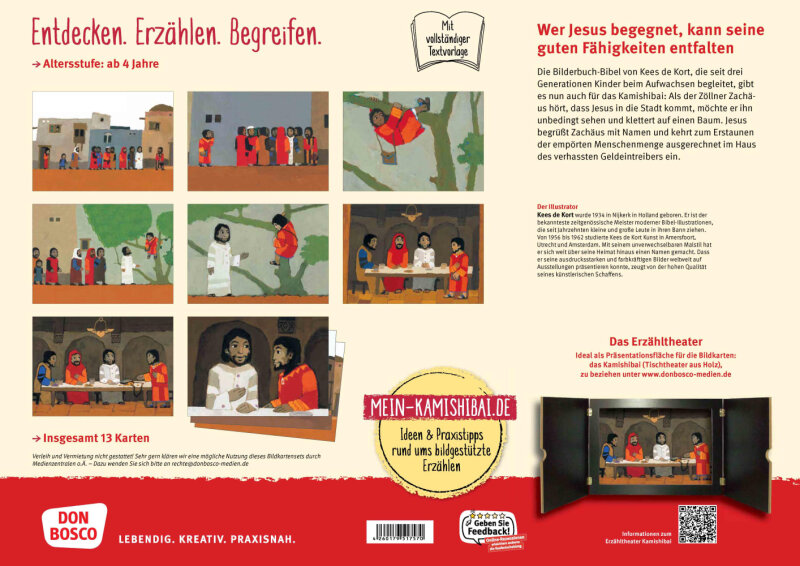 Zachäus. Kamishibai Bildkartenset