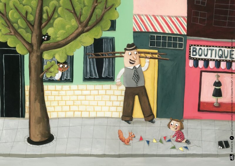 In meiner Straße: Geteilte Freude ist doppelte Freude. Kamishibai Bildkartenset