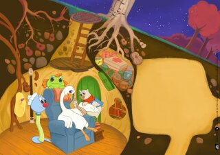 Bakabu und das Sterne-Laternenfest. Kamishibai Bildkartenset