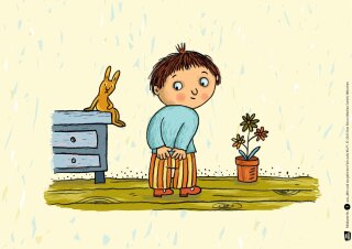 Wie und wo geht der Floh aufs Klo? Kamishibai Bildkartenset