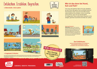 Wie und wo geht der Floh aufs Klo? Kamishibai Bildkartenset