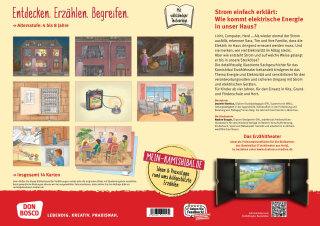 Wie kommt der Strom in die Steckdose? Von Elektrizität und Stromerzeugung. Kamishibai Bildkartenset