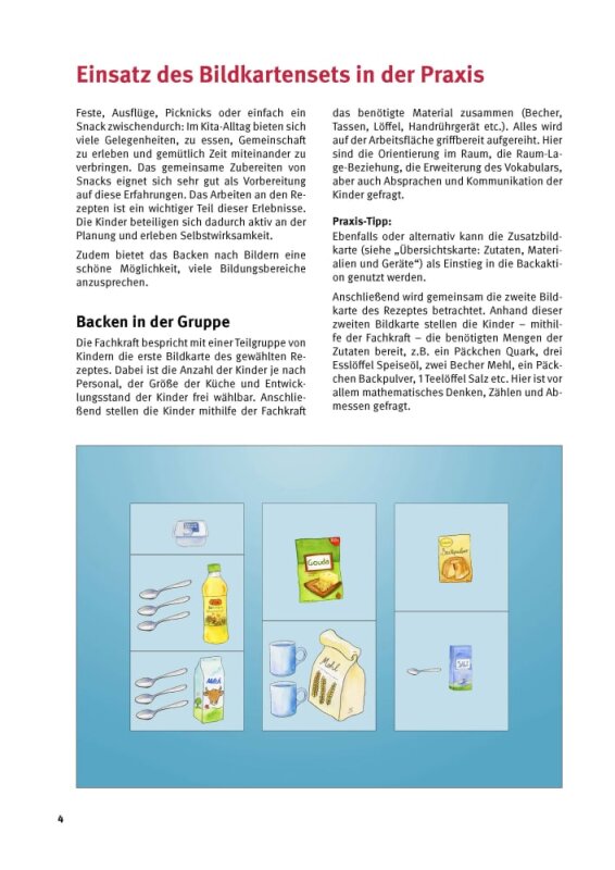 Leckere Snacks: Fingerfood zubereiten nach Bildern. Kamishibai Bildkartenset