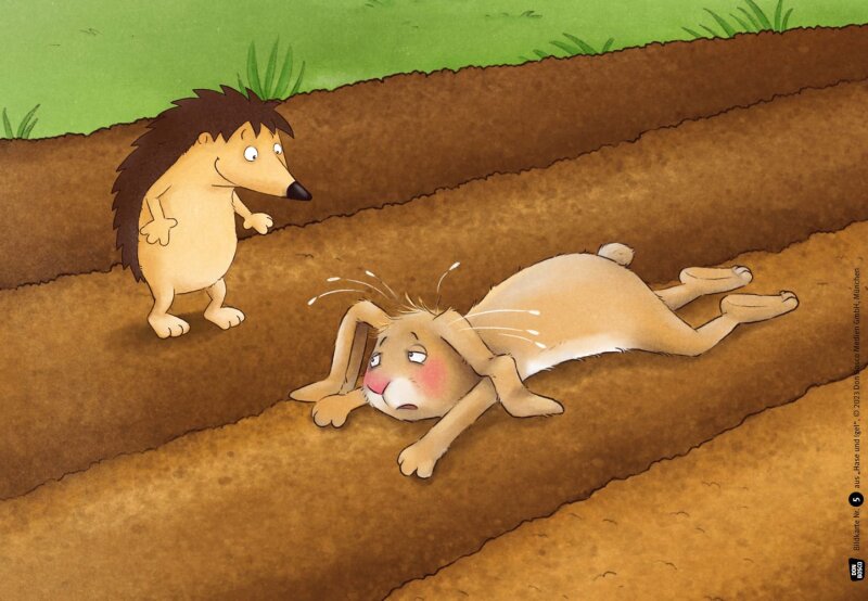 Hase und Igel. Kamishibai Bildkartenset