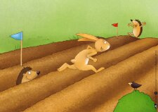 Hase und Igel. Kamishibai Bildkartenset