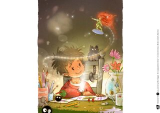 Kleiner großer Bagger. Eine unglaubliche Reise. Kamishibai Bildkartenset