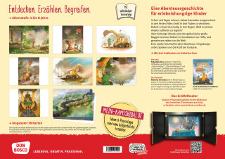 Kleiner großer Bagger. Eine unglaubliche Reise. Kamishibai Bildkartenset