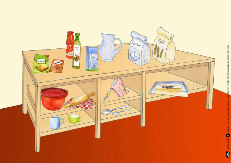 Rezepte aus aller Welt: Backen nach Bildern. Kamishibai Bildkartenset