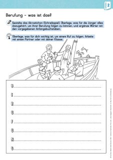 Jesus begegnen: Geschichten von Mut, Kraft und Veränderung. 3 x 5 Kinderbibel-Bildkarten. Mit Arbeitsblättern für Klasse 3 und 4. Kamishibai Bildkartenset