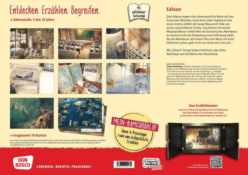 Edison. Das Rätsel des verschollenen Mauseschatzes. Kamishibai Bildkartenset