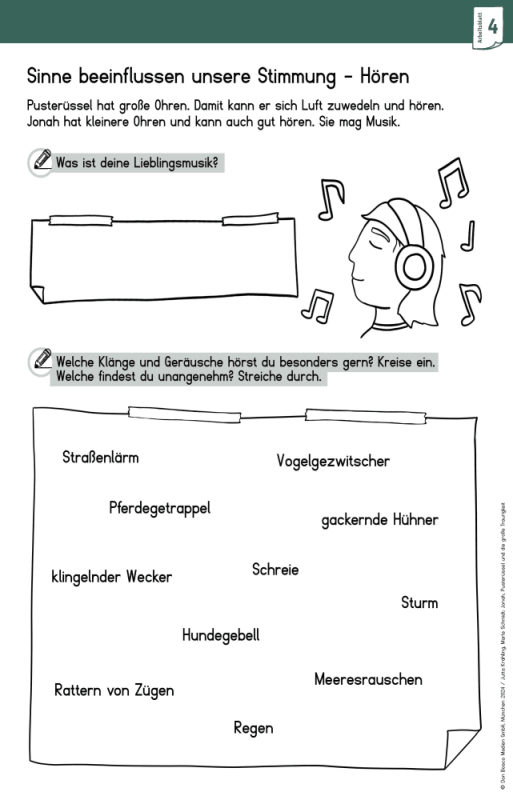 Jonah, Pusterüssel und die große Traurigkeit. Kamishibai Bildkartenset