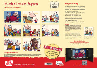 Viel Spaß in der Kita, Ferkel! Kamishibai Bildkartenset