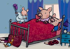 Viel Spaß in der Kita, Ferkel! Kamishibai...