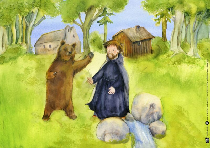 Korbinian und der Bär. Kamishibai Bildkartenset