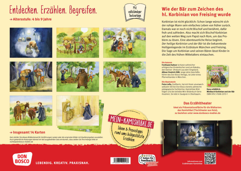 Korbinian und der Bär. Kamishibai Bildkartenset
