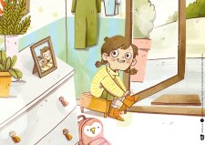 Wie man einen Bären findet. Kamishibai Bildkartenset