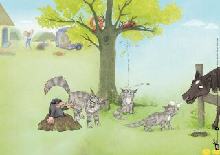 Judiths kleine Farm. Kater Jack sucht einen Freund. Kamishibai Bildkartenset