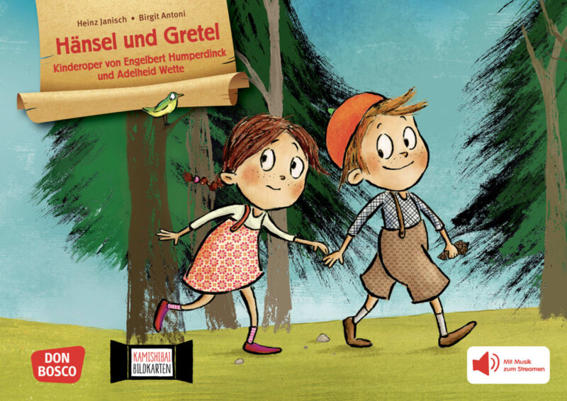 Hänsel und Gretel. Kamishibai Bildkartenset