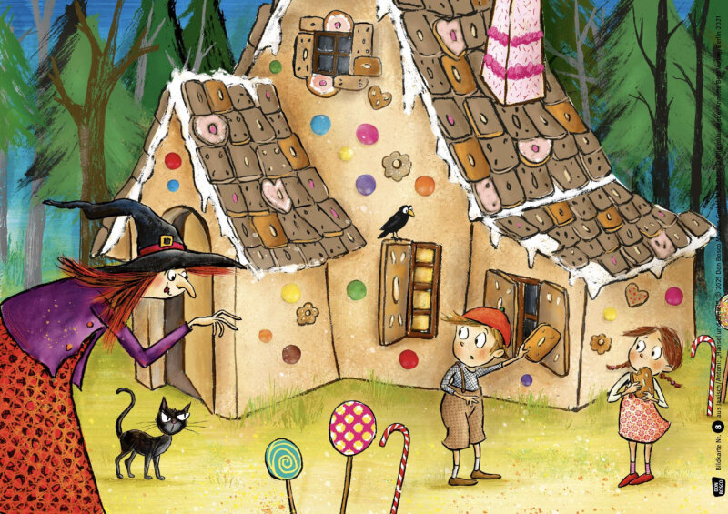 Hänsel und Gretel. Kamishibai Bildkartenset