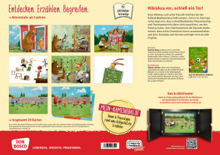 Hase Hibiskus und die Fußball-Waldmeisterschaft. Kamishibai Bildkartenset