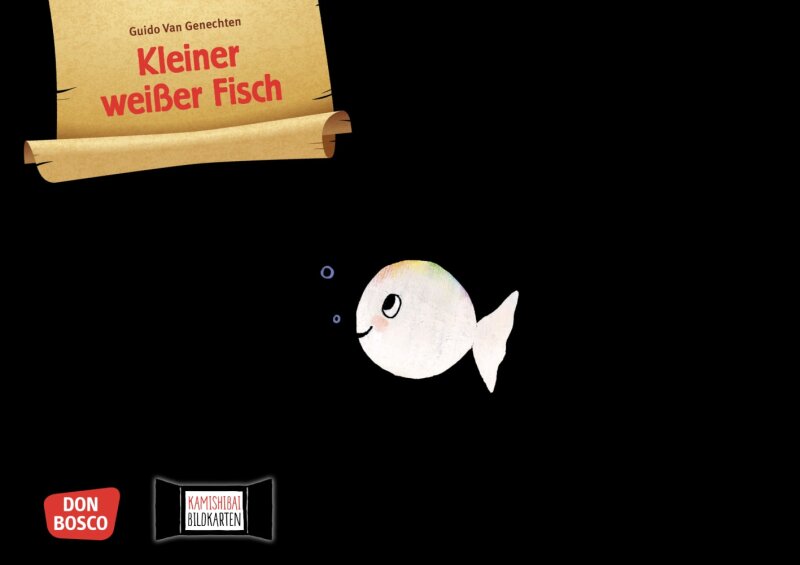 Kleiner weißer Fisch. Kamishibai Bildkartenset