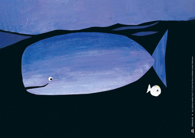 Kleiner weißer Fisch. Kamishibai Bildkartenset