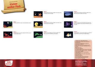 Kleiner weißer Fisch. Kamishibai Bildkartenset