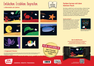 Kleiner weißer Fisch. Kamishibai Bildkartenset