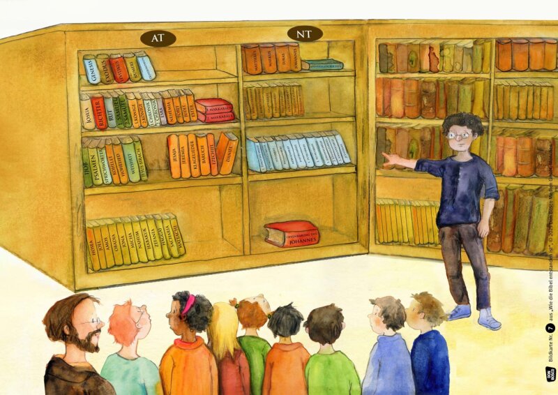 Wie die Bibel entstanden ist. Kamishibai Bildkartenset