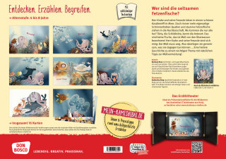 Herr Krake räumt das Meer auf. Kamishibai Bildkartenset