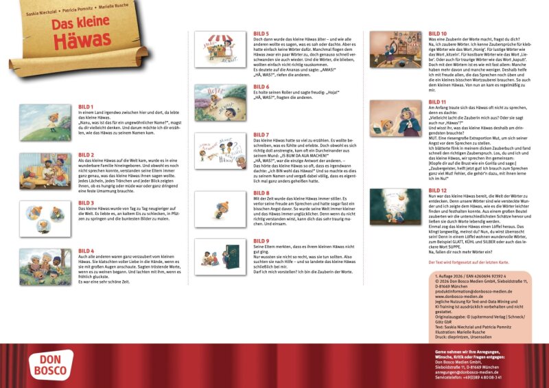 Das kleine Häwas. Kamishibai Bildkartenset