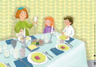 Nadja und Elias feiern Pessach. Kamishibai Bildkartenset