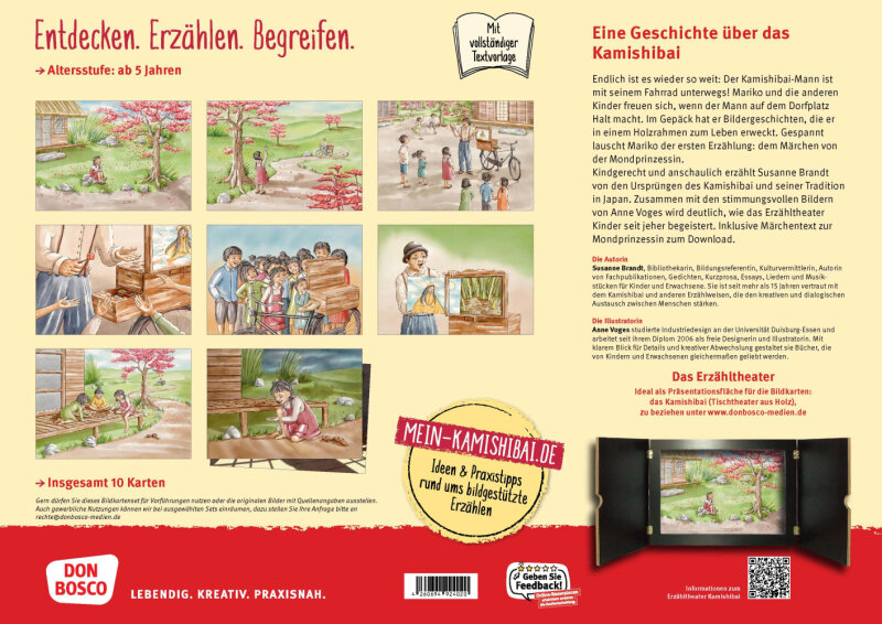 Mariko und die Mondprinzessin. Wenn der Kamishibai-Mann erzählt. Kamishibai Bildkartenset