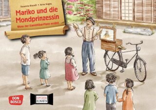 Mariko und die Mondprinzessin. Wenn der Kamishibai-Mann erzählt. Kamishibai Bildkartenset