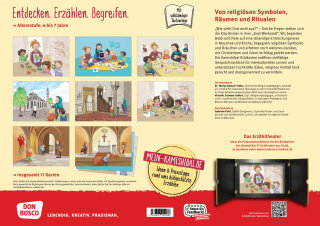 Betül und Nele entdecken Kirche und Moschee. Kamishibai Bildkartenset