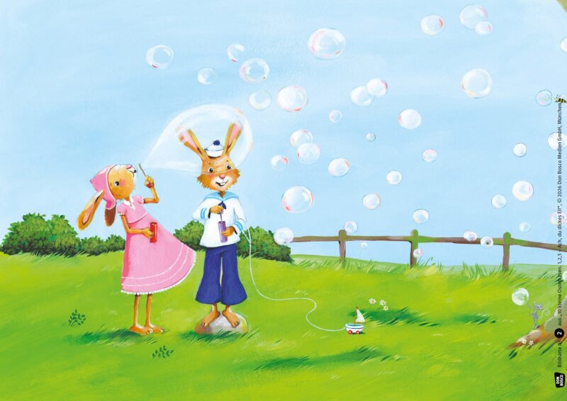 10 kleine Osterhasen. 1,2,3 - Ach, du dickes Ei! Kamishibai Bildkartenset