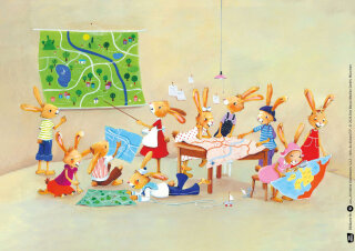 10 kleine Osterhasen. 1,2,3 - Ach, du dickes Ei! Kamishibai Bildkartenset