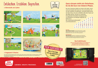 10 kleine Osterhasen. 1,2,3 - Ach, du dickes Ei! Kamishibai Bildkartenset