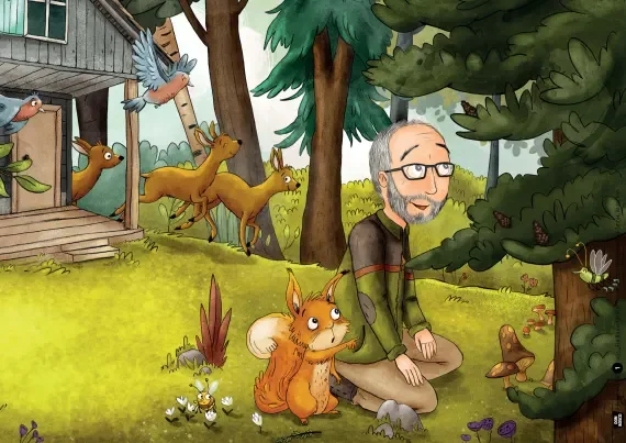 Ein Baum für Piet. Kamishibai-Bildkartenset