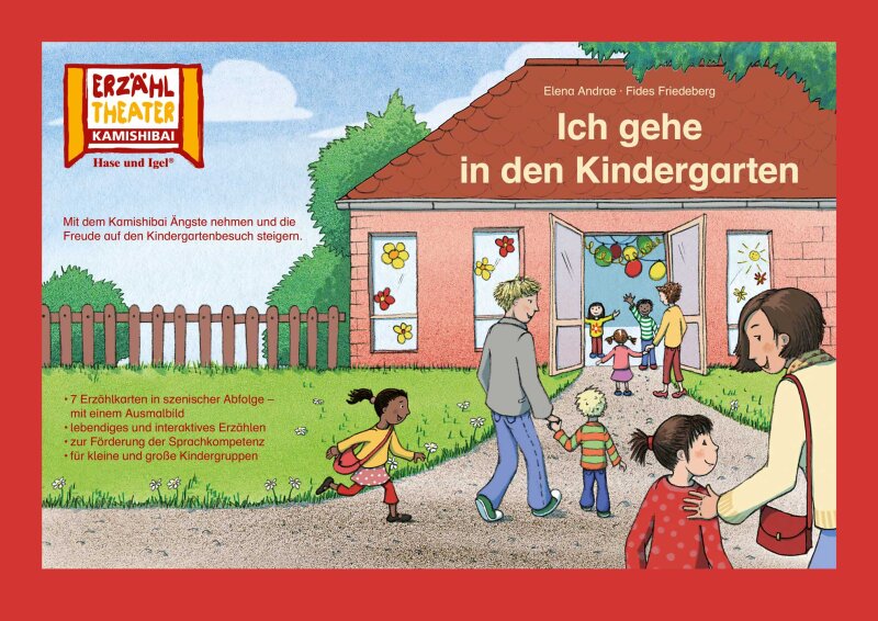 Ich gehe in den Kindergarten / Kamishibai Bildkarten