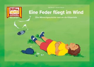 Eine Feder fliegt im Wind / Kamishibai Bildkarten