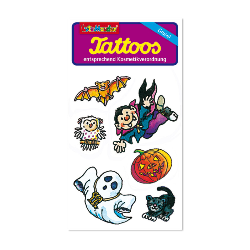HalloweenTattoo-Set - 221 Stück