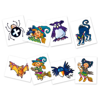 HalloweenTattoo-Set - 221 Stück