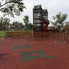 Fallschutzplatte 50 x 50 cm