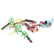 Mobile Bewegungswelt ? Flexibel &amp; voller Entwicklung - Bock H&ouml;he 90 cm Kombi