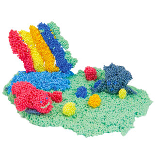 Kugelknete Set - 7 Blöcke/7 Farben