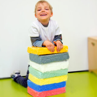 Kugelknete Set - 7 Blöcke/7 Farben